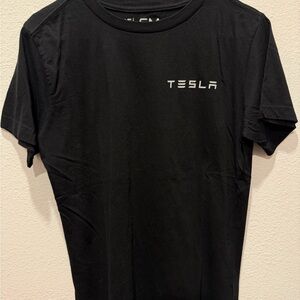 Tesla Black Logo Tee Women’s Small